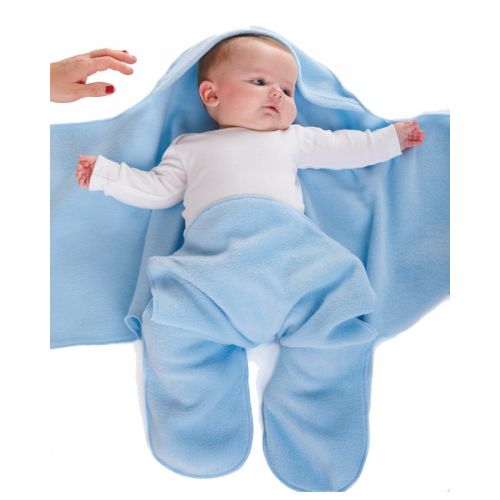 Soft Blue Nod Pod Baby Blanket